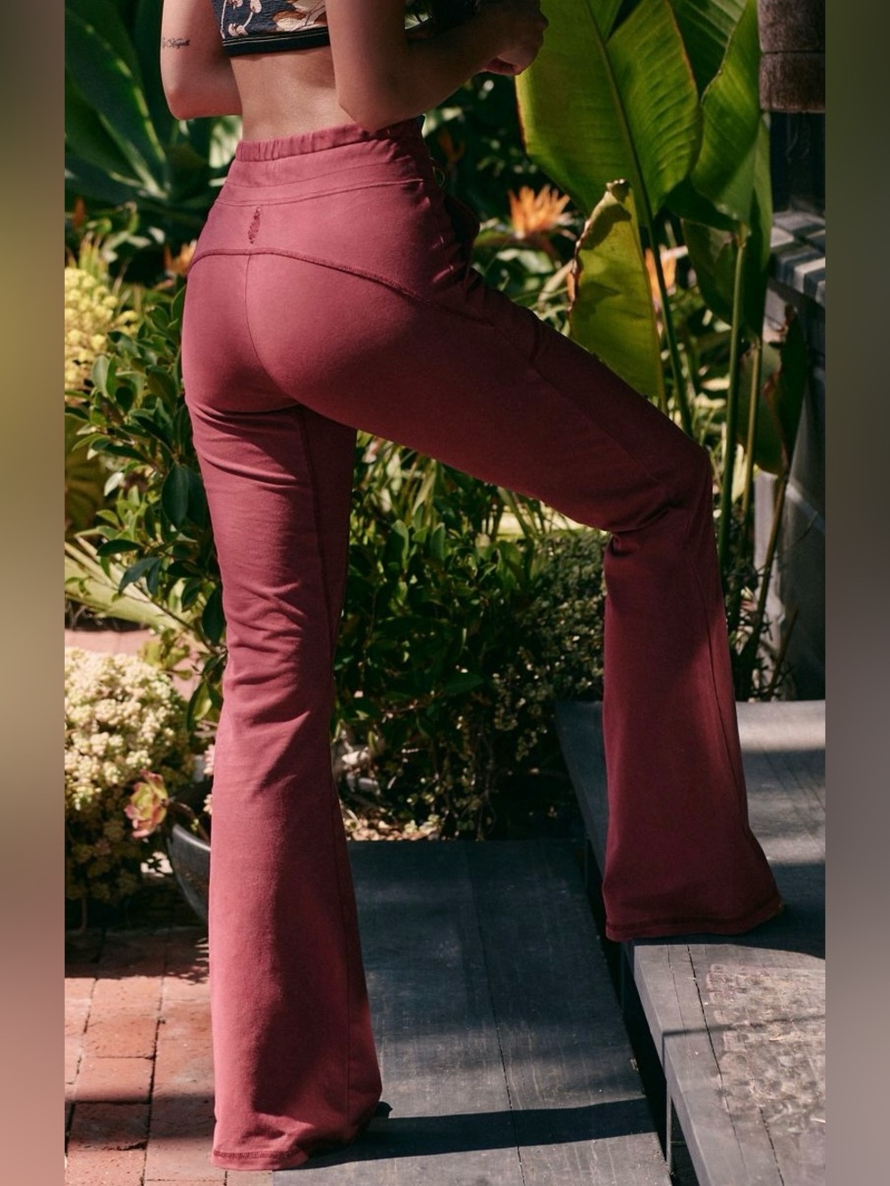FP Movement by Free People ~ New Flow Flares ~ XS ~ Color; Sour Cherry ~ NWT**